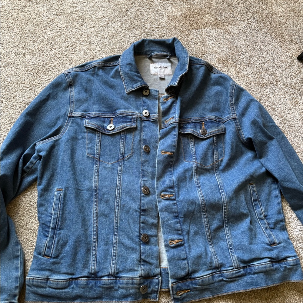 Classic Blue Denim Jacket goodfellows xl